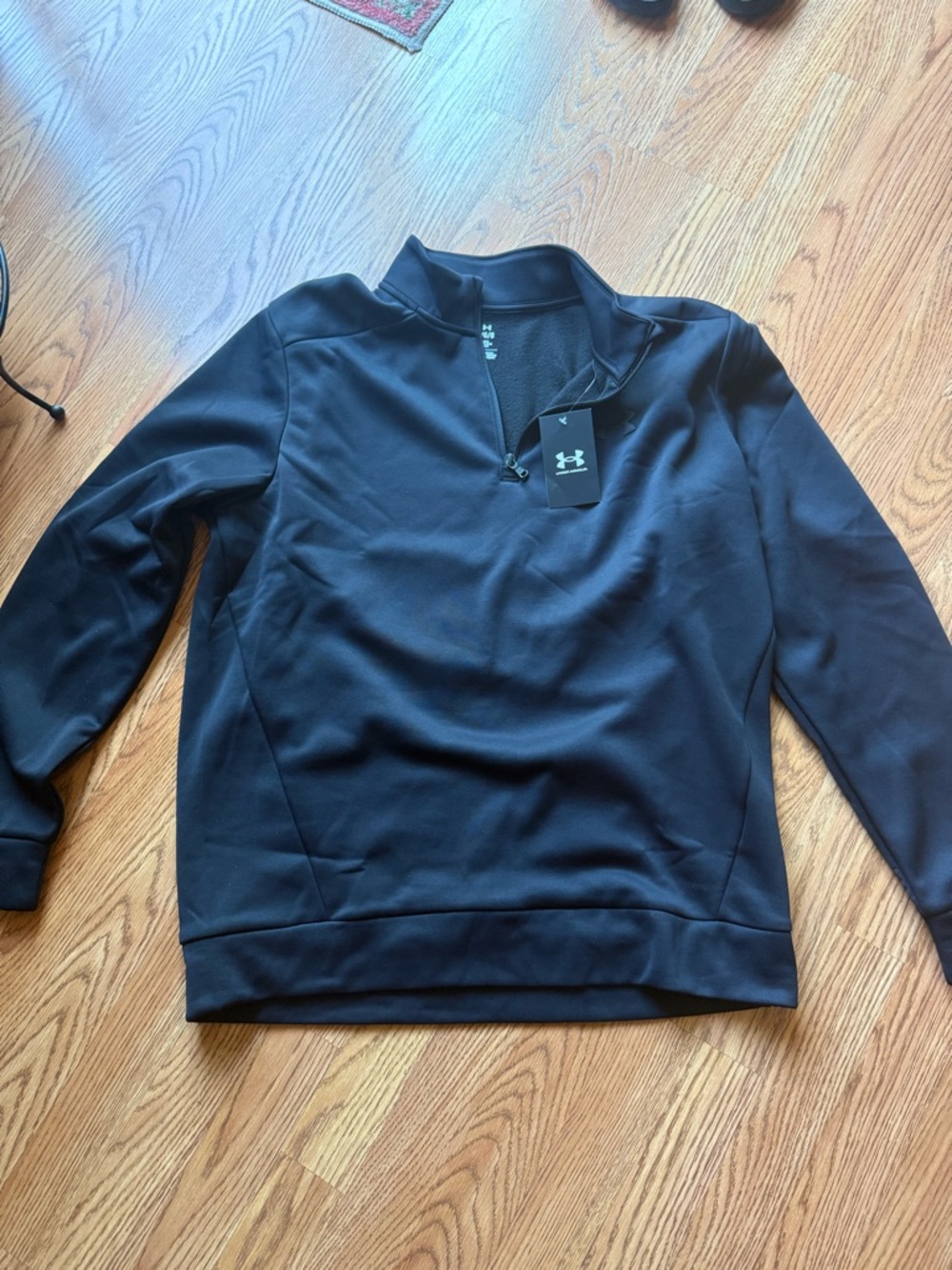 Under Armour Black Quarter-Zip Athletic Pullover